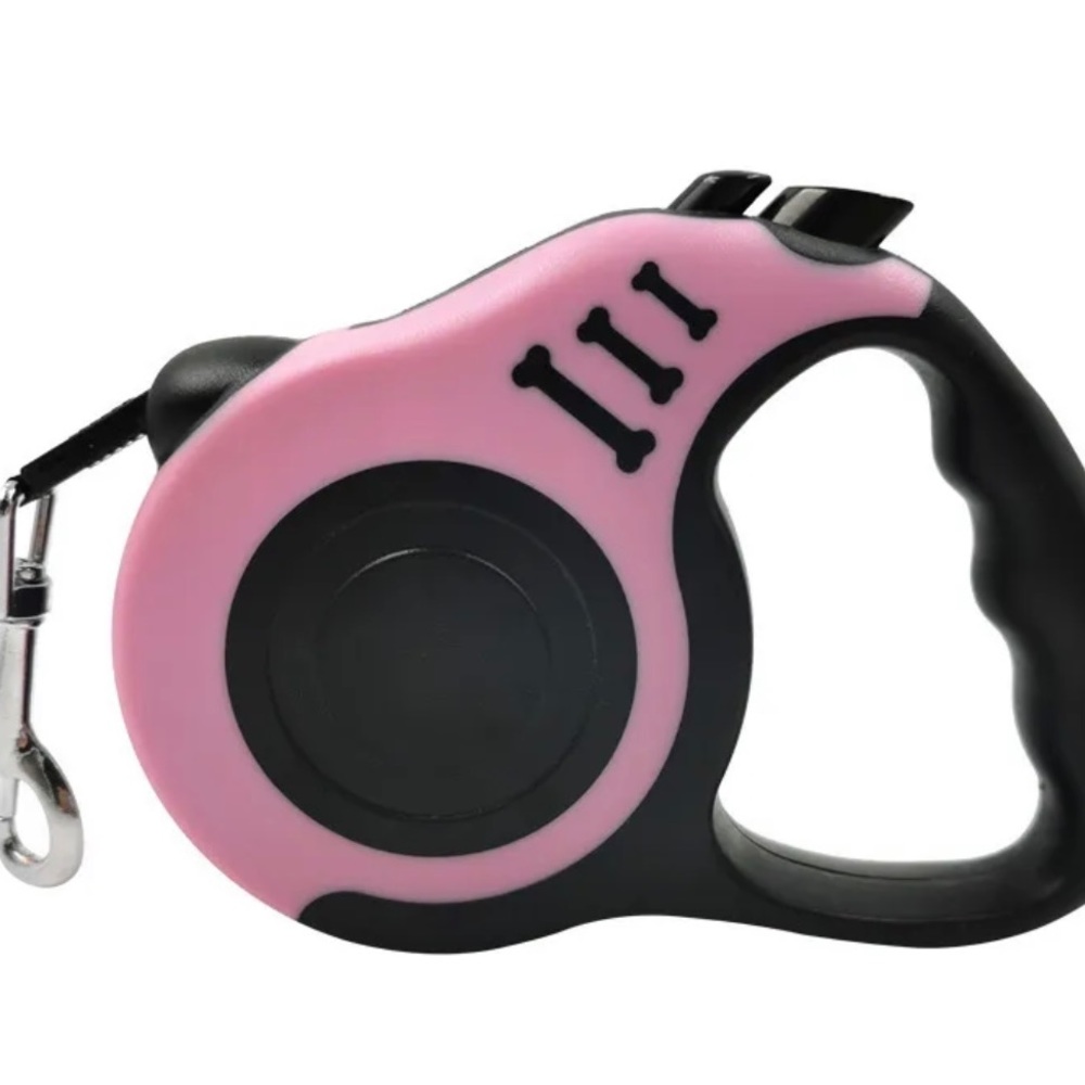 NEW Dog retractable leash for small or medium sized dog. PINK. FAST SHIPPING!